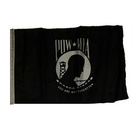 POWMIA POW MIA 12"x18" Sleeved Polyester Garden Flags