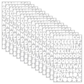15 English Alphabet Stickers, DIY Decorative Stickers, Mini Alphabet Stickers, Marking Stickers, Waterproof Stickers