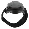 Bicycle Mirror Nylon Wrist Arm Strap Convex Design Black 5cm