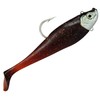 Dieter Eisele Hörminator Shad Motoroil Rubber Fish with Jig Hook,