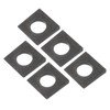 PATIKIL M16 Beveled Square Washers, 5 Pcs Thickness 2 to
