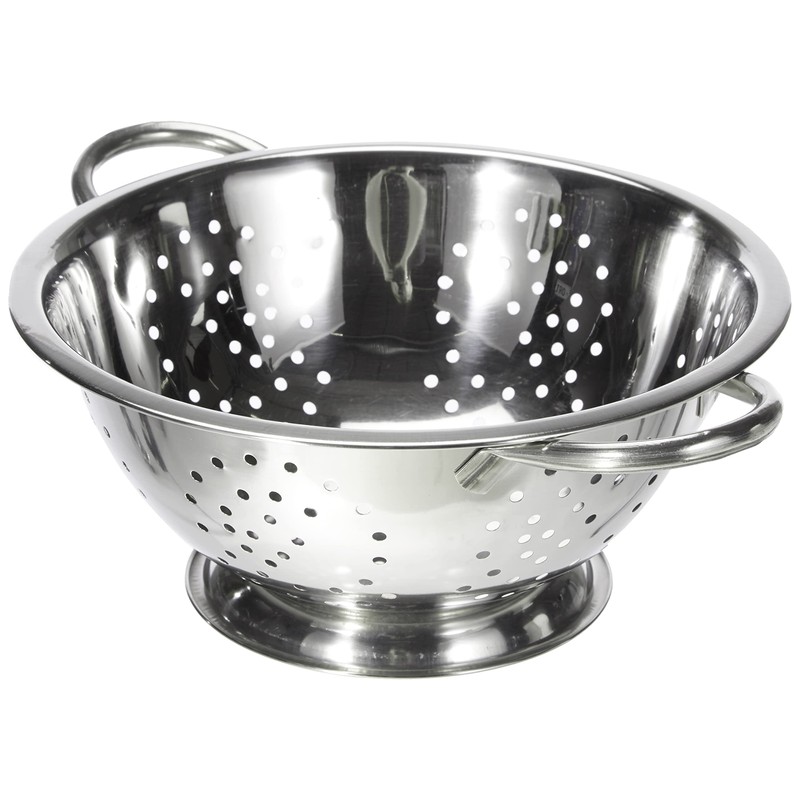 IBILI Colander with Stand 24 cm of Stainless Steel, Silver