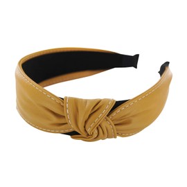 axy HR27b Fabric Headband with Knots, Beautiful Vintage Headband, Hair Jewellery, imitation leather