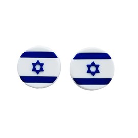 Luckyones Israel Flag Tennis Racquet Vibration Dampener