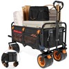 Highpro Heavy-Duty Folding Beach Cart with Extra Large 150L Capacity,