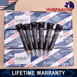 Factory/OEM 6PCS 50HP Upgrade Fuel Injectors Bosch Fits For 1994-1998 Dodge Ram 5.9L Diesel