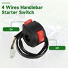 XIKOBY Starter Kill Switch 4 Wire 2 Function Compatible with