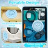 BOMODOTA Silicone Face Bowl for Ice with Built-In Icetray, Portable