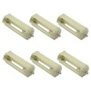 bnafes Cylindrical Battery Holder Battery Storage Case for 3 x
