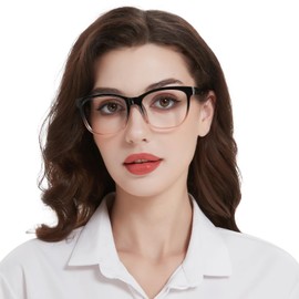 OCCI CHIARI Large Reading Glasses Women 3.5 Fashion Big Readers 1.0 1.25 1.50 1.75 2.0 2.25 2.50 2.75 3.0 3.5(Black Pink,3.50)