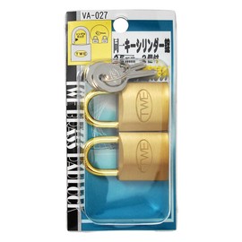 WAKI TWE Identical Key Cylinder Locks, 1.0 inches (25 mm), Includes 2