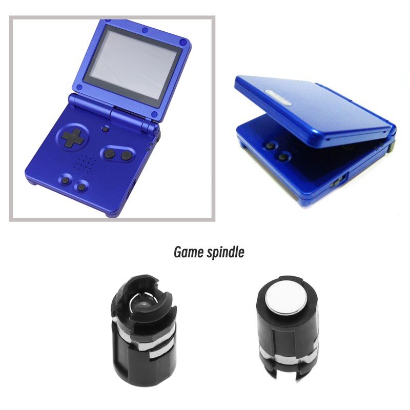 Create idea 4 X Hinge Axis Spindles, Compatible with Gameboy
