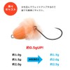 DAIWA Trout Hana 2 Lure, 0.05 oz (1.5 g), Mango