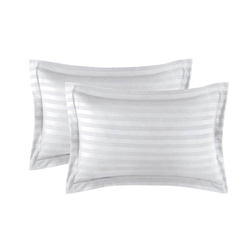 Yorkshire Bedding Single Duvet Cover Set Stripes Satin Hotel Quality