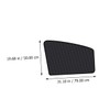 ULTECHNOVO 8pcs Car Window Sun Shade Protector Magnetic Mesh Windshield