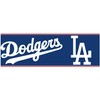 RoomMates York Wallcoverings ZB3299BD L.A. Dodgers Prepasted Border, Bright White/Scarlet
