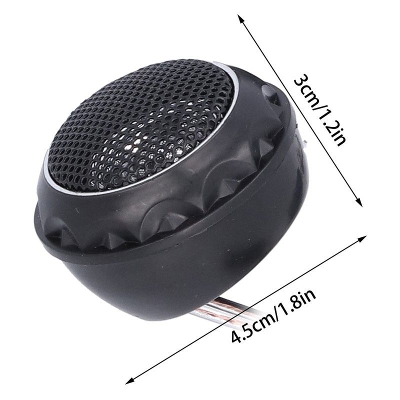 2pcs Car Tweeter Speaker 12-24V 140W 89dB Tweeter Mini Car