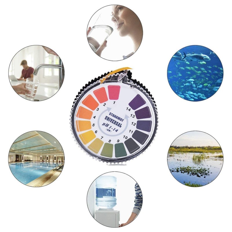 Roll Type pH Test Paper pH1-14 Attractive Design Laboratory Consumables