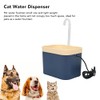 Changor Fuente Agua para Gatos 1,5 L, Material PP, Flujo