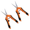 Gardzen 2-Pack 6.5'' Hand Pruner Pruning Shear, Functional Garden Scissors