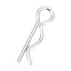 Akozon R Clips Splint Securing Pin Mounting Clip Bright Galvanised