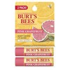 Paquete doble de bálsamo labial hidratante de pomelo rosa