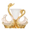 Swan Shape Dinnerware Set Light Luxury Exquisite Elegant Swan Shape