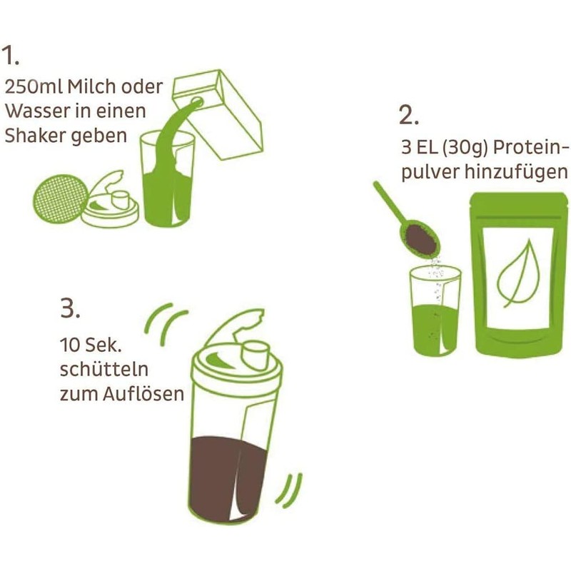 Organic Whey Protein Powder Coconut without Chemicals [Regional from Germany]