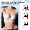 Toulite 10-Pack Reusable Cooling Bra Liners for Sweat for Boob