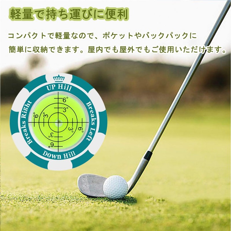 Golf Marker Magnetic Putting Guide Round Bubble Level Level High