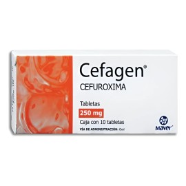 Cefuroxima 250 Mg Caja Con 10 Tabletas