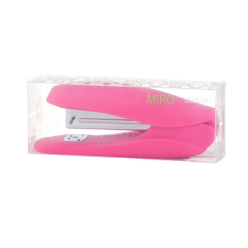 LA NOUV Cute Hot Pink Desk Stapler for Girls &