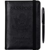 Passport Holder Cover Wallet - Rfid Blocking Leather Travel Accessories
