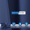 OVZME Zora 84 Inch Shower Curtain Set with 12 Plastic
