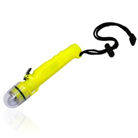 Saekodive Strobe LED Flashlight - 500 Lumens Underwater Dive Light - Waterproof Strobe Light for Outdoor Activities - Scuba Gear, Technical, Cave, Hunting, Camping Assessories (Fluorescent Yellow)