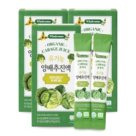 Elim organic cabbage essence, 300g, 3 boxes / 엘림 유기농 양배추진액, 300g, 3박스
