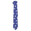 SKT T1 Men's Blue Airplane Neckties, Paper Airplane with Dotted