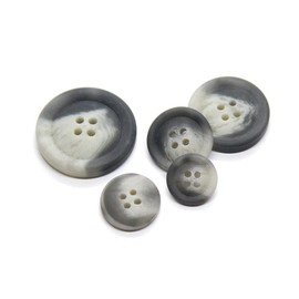20 PCS Colorful Coat Big Buttons for Clothing Large Windbreak Suit Sweater Decoration Handmade DIY Accessories Wholesale (Grey, 25mm)