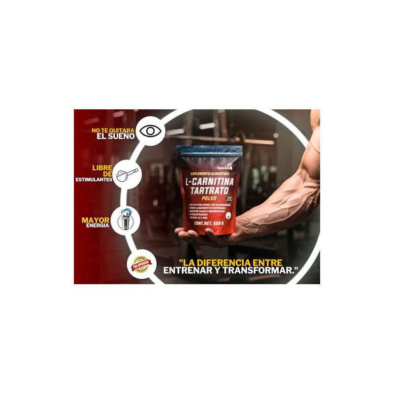 IsaaQuim L-Carnitina de Tartrato de 500 gr
