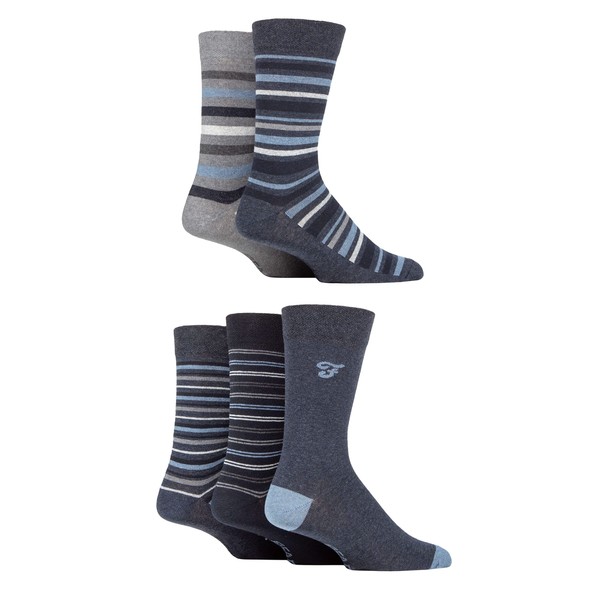 Farah Mens Patterned Striped and Argyle Cotton Socks Pack of