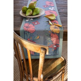 Ekelund Weavers - Frida Kahlo Design -100% Organic Cotton Table Runner - @14 x 47 inches