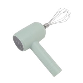 VINGVO Electric Kitchen Mixers, Cordless USB Rechargeable Electric Hand Mixer for Egg Cream for Meringue (Light Cyan)