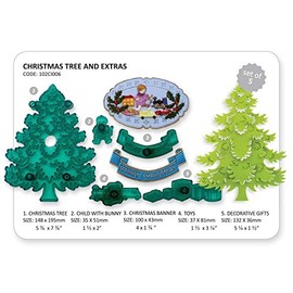 JEM Christmas Tree & Extras Cutters, Set of 5