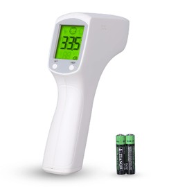 Infrared Thermometer, AGM Digital Front Thermometer, LCD Display, Non-Contact Thermometer, Memory Function, Fever Alarm for Babies, Children, Adults