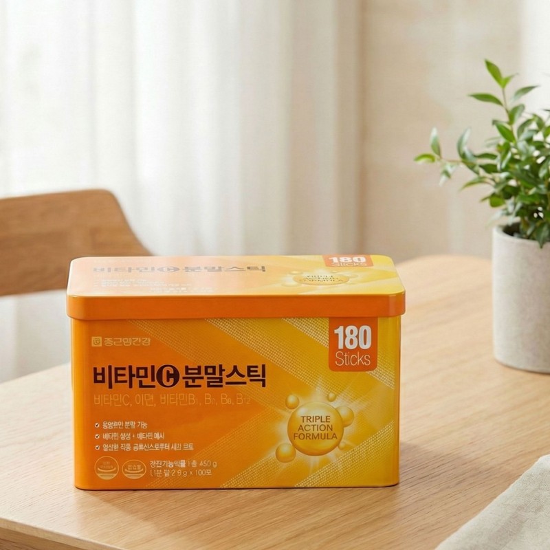 Chong Kun Dang Vitamin C Powder Sticks 180 packs, 4