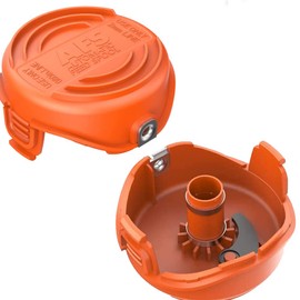 2 Pack GH3000 Replacement Cap Trimmer Spools Cap Covers Compatible with Black & Decker GH3000 GL 680 GL8033 GL9035 Weed Eater with 90583594 Cap Covers Parts Auto-Feed Single Line