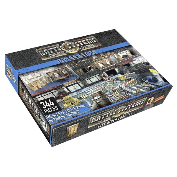 BAT-BSTUAC001 - Battle Systems - City Block Core Set -28mm