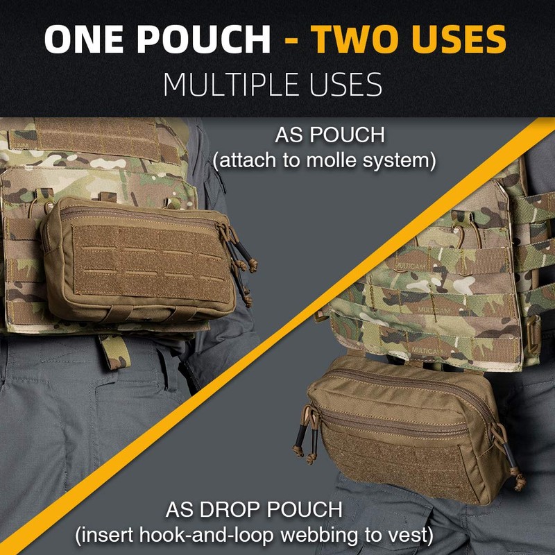 IDOGEAR Tactical Bag Molle Dump Bags Dual Purpose Carrying Kit
