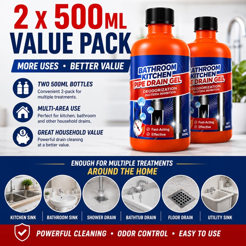 Drain Clog Remover, Liquid Plumber Drain Cleaner, Sink Cleaner, Pipe
