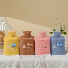 dma soft touch warm thermal insulation hot water Water bag hot pack pink